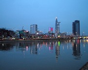 Photo:  Saigon Skyline from the Riverside